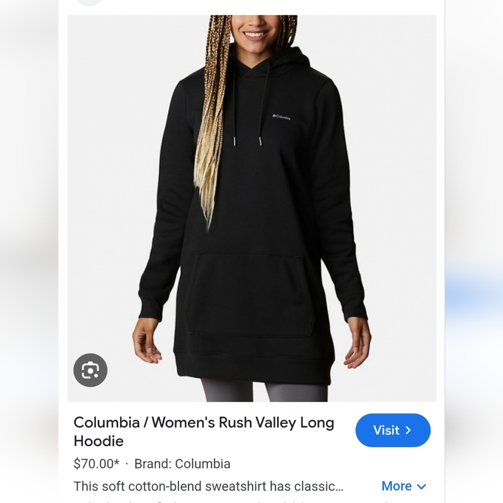 Columbia Rush Valley Long Hoodie